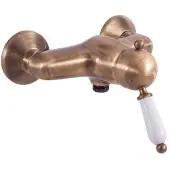 RAV copy of LABE Wandduschenmischer Wandmontage in Chrom, Gold oder Messing SLEZAK Ihre Auswahl: Mit Handbrause mit schwenkbarem Halter,