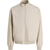 Jack & Jones 12288895_123_L, Bomber, Uni, Erwachsener, Reißverschluss, Polyester, Beige