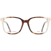 Carolina Herrera Damen CH 0065 C1H Rahmen von BRILLEN Plastik Havanna/Elfenbein Quadratisch