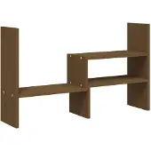 vidaXL Monitorständer Honigbraun (39-72)x17x43 cm Massivholz Kiefer