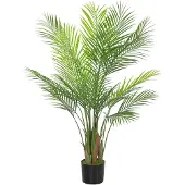 HOMCOM Kunstpflanze-Ø16,5cm x 120H cm-Grün | Gr.: onesize