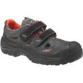 Ejendals 3408A, Männlich, Erwachsener, Modische Sneakers, Schwarz, Orange, Einfarbig, Klettverschluss