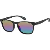 Superdry SDS 5017 Unisex-Sonnenbrille Vollrand Quadratisch Kunststoff-Gestell, schwarz