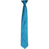 Premier Colours Herren Satin Clip Krawatte (Teal)
