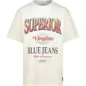 Vingino Oversized T-Shirt Hanis Junge Weiß 104