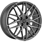 MSW Alufelge 50-4 7.5X18 4X108 Et 20 Matt Gun Metal Full Polished (Mgmfp)