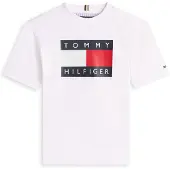 Tommy Hilfiger T-Shirt KB0KB10340 D Weiß Regular Fit