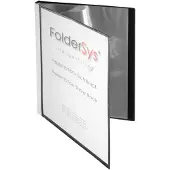 FolderSys Präsentations-Sichtbuch, 10 Hüllen schwarz 310 x 240 x 12 mm (HxBxT)