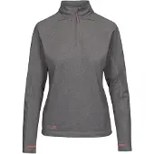 Dlx Theresa Halbreißverschluss-sweatshirt Grau S Frau Grau S