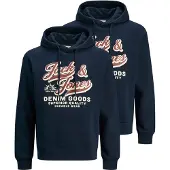 Jack & Jones Sweatshirt / Hoodie Logo in Sky captain | Gr.: S