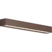 QAZQA Industrielle Außenwandleuchte Rostbraun 55cm inkl. LED IP65 - Hannah