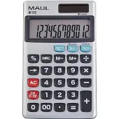 MAUL Taschenrechner M112 Silber