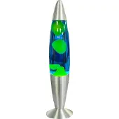 Blulaxa LED-Lava-Tischleuchte, 50961, 20W, 34 cm, gelb/blau