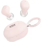 Ksix BTW06R, True Wireless Stereo (TWS), 20 - 20000 Hz, Anrufe/Musik, Kopfhörer, Rose