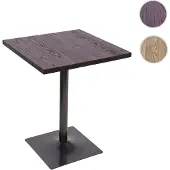Mendler Bistrotisch HWC-H10, Bartisch Thekentisch, Industrial Gastronomie Ulme Holz MVG-zertifiziert 76x60x6 72482