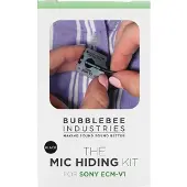 Bubblebee The Mic Hiding Kit für Sony ECM-V1, Schwarz