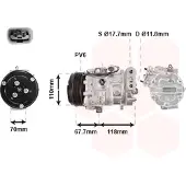 VAN WEZEL Kompressor, Klimaanlage 1700K384