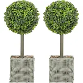 HOMCOM Kunstpflanze-Ø15 x 50H cm-Grün | Gr.: onesize