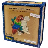 Philos Artefakt Holzpuzzle 2 in 1 Papagei, 172 Teile,in magnetischer Klappschachtel, 172 Stück(e), Tiere, 6 Jahr(e)