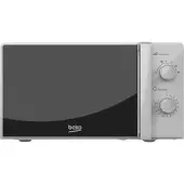 Beko MOC20100SFB, Arbeitsplatte, Solo-Mikrowelle, 20 l, 700 W, Drehregler, Silber