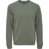 Only & Sons Sweatshirt "ONSCERES CREW NECK NOOS", Baumwollmischung, regular fit