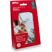 APLI Warenanh„nger - Kleinpackung, Maáe: 36 x 53 mm, weiá