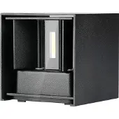 V-TAC VT-217078 - Wandleuchte schwarz IP65 Bridglux Chip