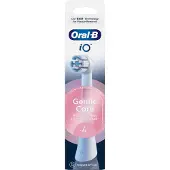Oral-B | Replaceable toothbrush heads | iO Gentle Care | Heads | For adults | Number of brush heads included 4 | Number of teeth brushing modes Does not apply | White