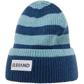 Elbsand Beanie "Norid" in Dunkelblau/ Hellblau - onesize