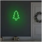 ABERTO DESIGN LED-Dekoleuchte "Christmas Pine" in Grün - onesize