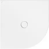 Bette BetteFloor Corner Duschwanne, Radius 500mm, 100x100cm