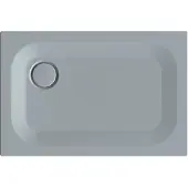 Bette BetteUltra Rechteck-Duschwanne mit Minimum-Wannenträger und BetteAntirutsch Pro, 900x600x25mm, 8600-412AE,T1, Farbe: Quartz