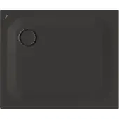 Bette BetteUltra Rechteck-Duschwanne mit Minimum-Wannenträger und BetteAntirutsch Pro, 900x750x25mm, 5840-401AE,T1, Farbe: Anthracite
