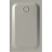 Bette BetteUltra Rechteck-Duschwanne mit Minimum-Wannenträger, 1200x750x35mm, 1670-416T1, Farbe: Stone