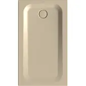 Bette BetteUltra Rechteck-Duschwanne mit Minimum-Wannenträger, 1300x750x35mm, 5785-424T1