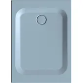 Bette BetteUltra Rechteck-Duschwanne mit Minimum-Wannenträger, 1100x800x35mm, GlasurPlus, 8729-418PLUS,T1