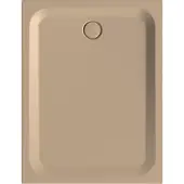 Bette BetteUltra Rechteck-Duschwanne mit Minimum-Wannenträger, 1300x1000x35mm, 5788-425T1, Farbe: Greige