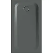 Bette BetteUltra Rechteck-Duschwanne mit BetteGlasur Plus, 1300x750x35mm, 5785-403PLUS, Farbe: Smoke matt