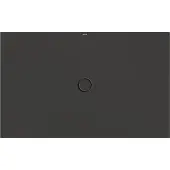 Bette BetteFloor Duschwanne mit Minimum-Wannenträger und BetteAntirutsch Pro, 1600x1000mm, 5969-401AE,T1, Farbe: Anthracite