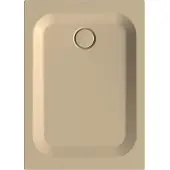 Bette BetteUltra Rechteck-Duschwanne mit Minimum-Wannenträger, 1050x750x35mm, GlasurPlus, 8710-003PLUS,T1