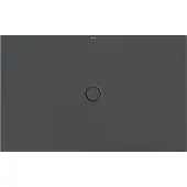 Bette BetteFloor Duschwanne mit BetteAntirutsch Pro, 1600x1000mm, 5969-400AE, Farbe: Raven