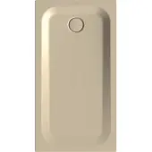 Bette BetteUltra Rechteck-Duschwanne mit Minimum-Wannenträger, 1300x700x35mm, GlasurPlus, 5784-424PLUS,T1