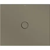 Bette BetteFloor Duschwanne mit Minimum-Wannenträger und BetteGlasur Plus, 900x750mm, 5841-404PLUS,T1, Farbe: Graphite