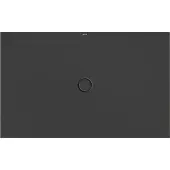 Bette BetteFloor Duschwanne mit Minimum-Wannenträger und BetteAntirutsch Pro, 1600x1000mm, 5969-402AE,T1, Farbe: Slate