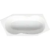 Bette 6840-000 Badewannen Sechseck Metric Weiß FE re