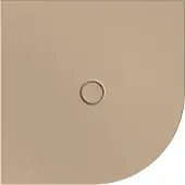 Bette BetteFloor Corner Duschwanne, Radius 500mm, 100x100cm