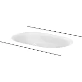 Bette A217-000 Waschtische Oval Comodo Unterbau Weiß