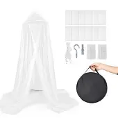 INF Betthimmel Moskitonetz White