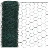 vidaXL Drahtzaun Stahl mit PVC-Beschichtung 25x1,5 m Grün
