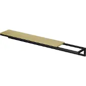 Bette Handtuchhalter. Lux Shape 40cm wei Feinstruktur matt ohne Holzeinlage Q030-807